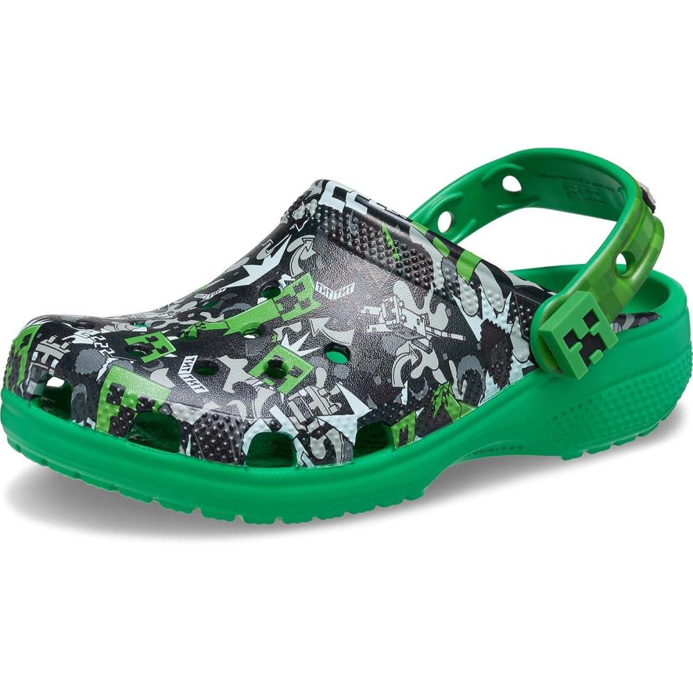 imageCrocs Kids Classic Minecraft ClogsMulti Black