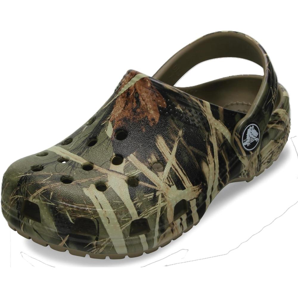 imageCrocs Kids Classic Realtree Clog Camo Shoes Khaki 1 Little Kid