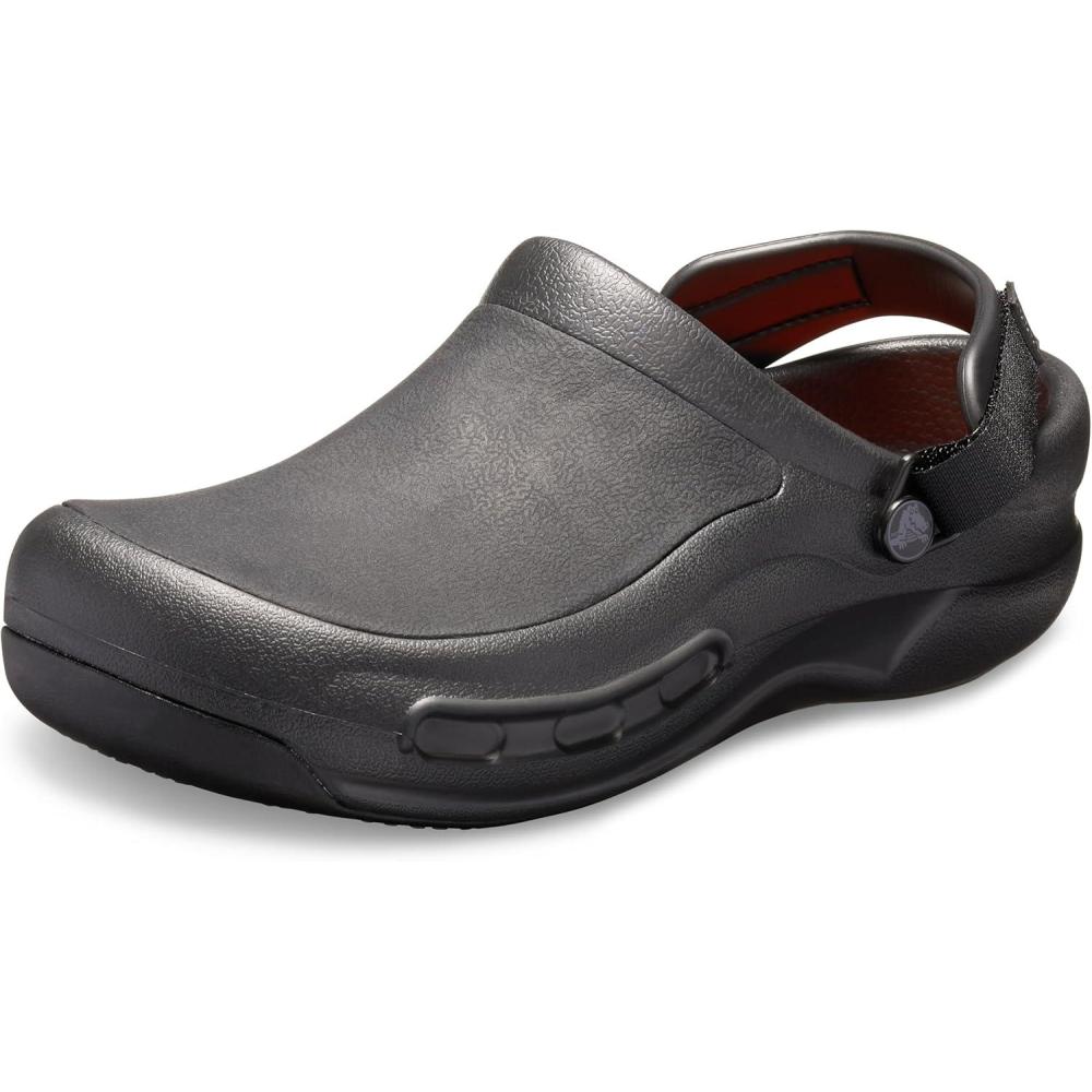 imageCrocs Mens and Womens Bistro Pro Literide Clog  Slip Resistant Work ShoesBlack