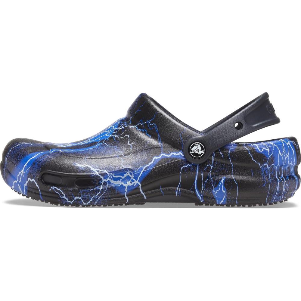 imageCrocs Unisex Adult Bistro Graphic ClogsBlackLightning