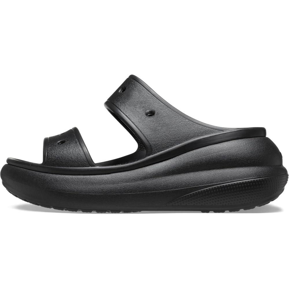imageCrocs Unisex Adult Classic Crush SandalsBlack