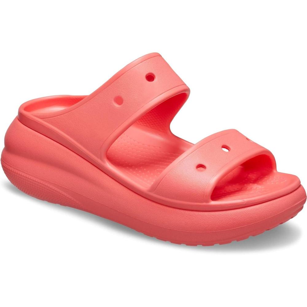 imageCrocs Unisex Adult Classic Crush SandalsNeon Watermelon