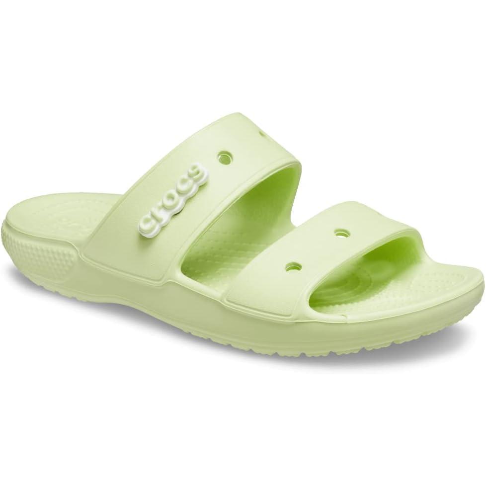 imageCrocs Unisex Adult Classic Twostrap Slide SandalsCelery