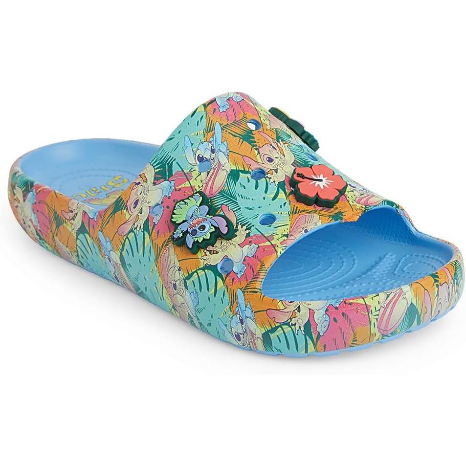 imageCrocs Unisex Adult Classic V2 SlidesBlue