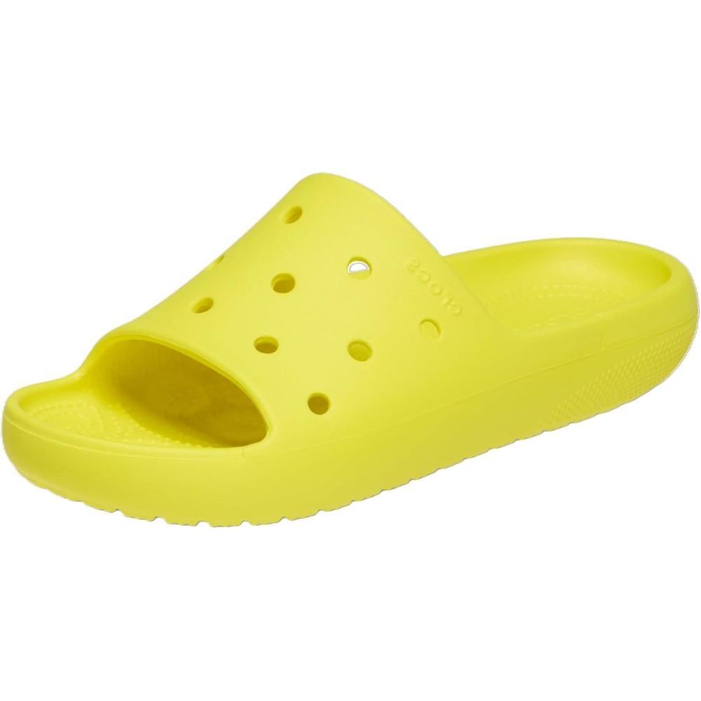 imageCrocs Unisex Adult Classic V2 SlidesCyber Yellow
