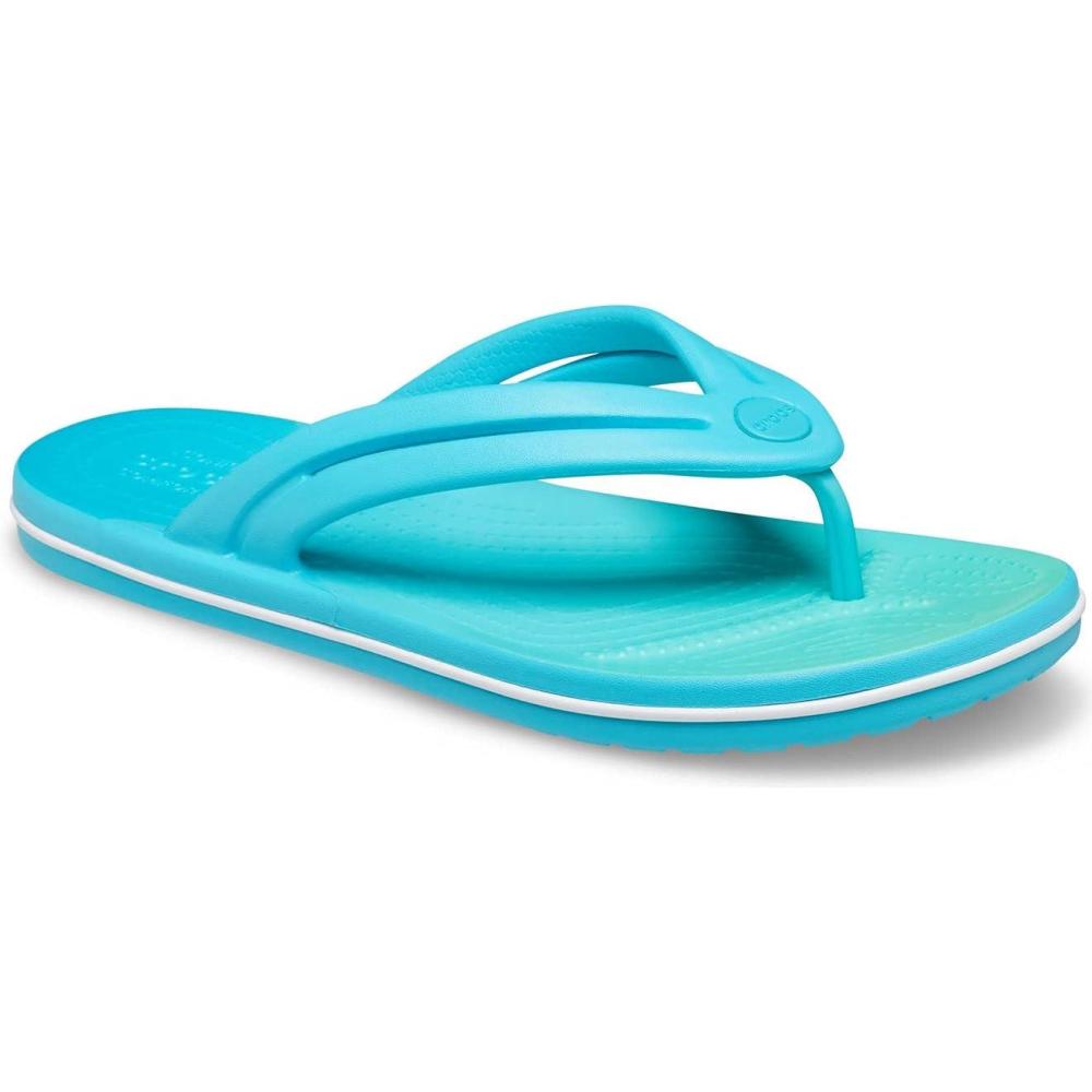 imageCrocs Unisex Adult Crocband Flip Flop SandalsAqua Ombre