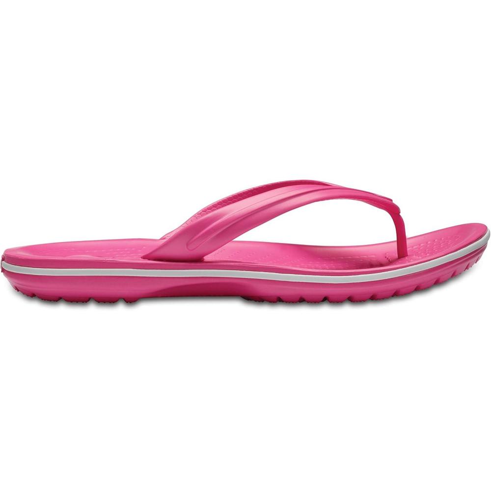 imageCrocs Unisex Adult Crocband Flip Flop SandalsParadise PinkWhite
