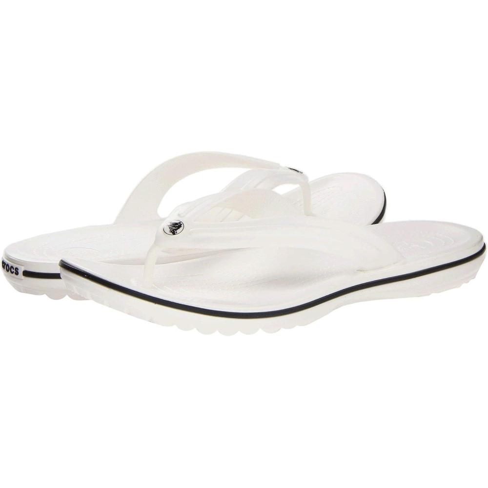 imageCrocs Unisex Adult Crocband Flip Flop SandalsWhite