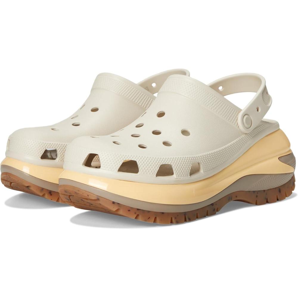 imageCrocs Unisex Adult Mega Crush ClogsAlmond TintMulti