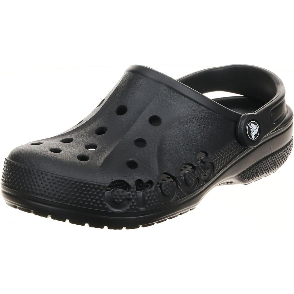 imageCrocs UnisexAdult Baya Graphic ClogBlackBlack