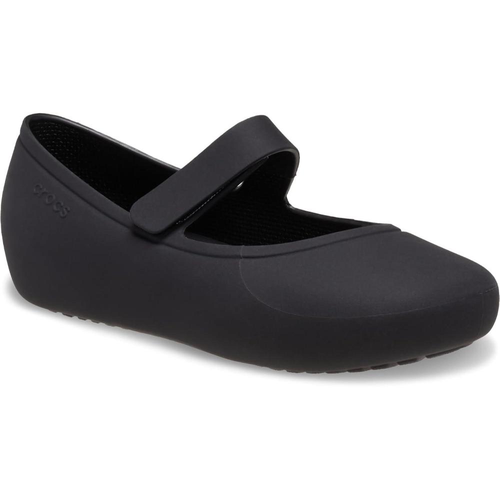 imageCrocs UnisexAdult Brooklyn Flat K StuccoBlack