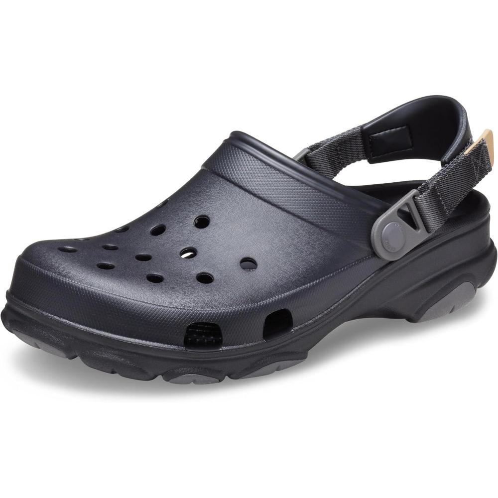 imageCrocs UnisexAdult Classic All Terrain ClogsBlack