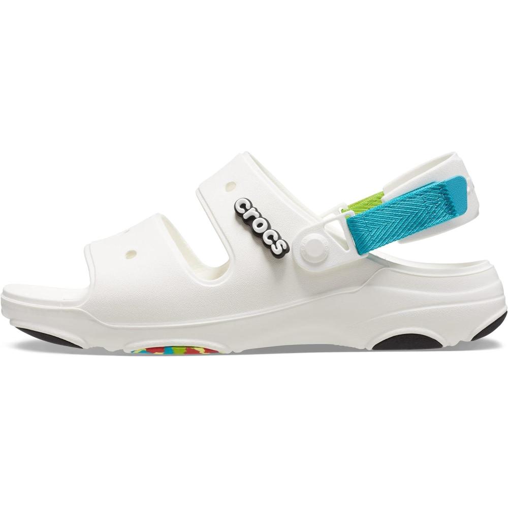 imageCrocs UnisexAdult Classic All Terrain SandalsWhiteMulti