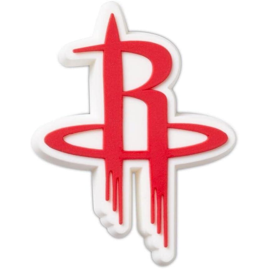 imageCrocs UnisexAdult Jibbitz Shoe Charms  NBA Basketball Team Shoe Charm Singles Sports Charms for Boys and GirlsHouston Rockets