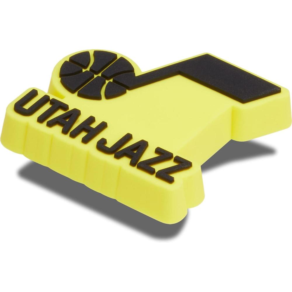 imageCrocs UnisexAdult Jibbitz Shoe Charms  NBA Basketball Team Shoe Charm Singles Sports Charms for Boys and GirlsUtah Jazz