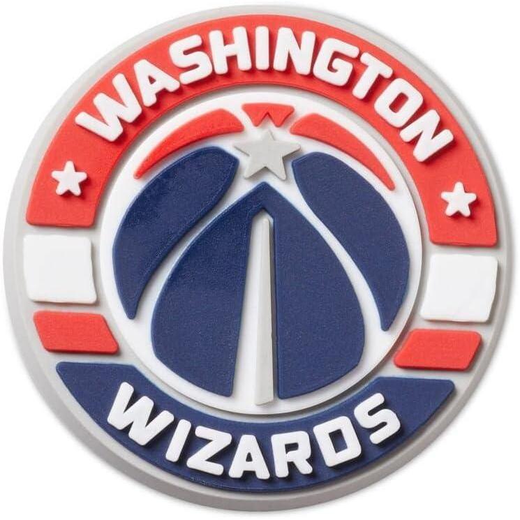 imageCrocs UnisexAdult Jibbitz Shoe Charms  NBA Basketball Team Shoe Charm Singles Sports Charms for Boys and GirlsWashiontonwizards