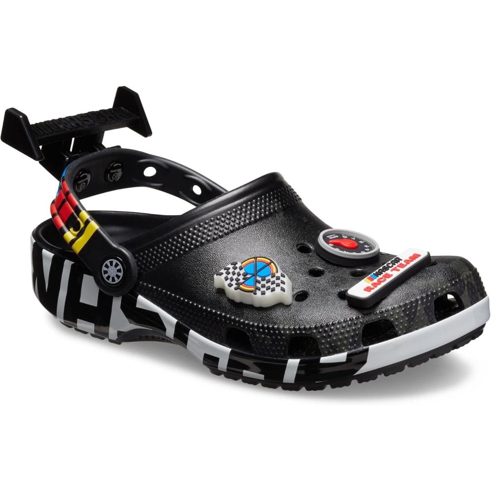 imageCrocs UnisexAdult Nascar Classic ClogsBlack