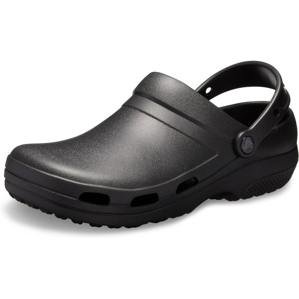 imageCrocs UnisexAdult Specialist II Vent Clogs Work ShoesBlack