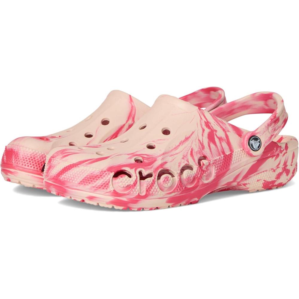 imageCrocs UnisexAdult Via Clogs Slipon Shoes for Men and WomenPinkMulti