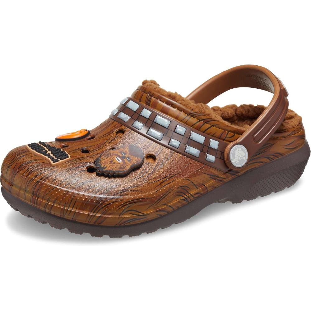 imageCrocs UnisexChild Star Wars Chewbacca Classic Lined ClogsEspresso