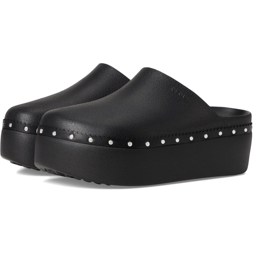 imageCrocs Womens Dylan Platform Clog Mule Platform Shoes for WomenBlack Studded