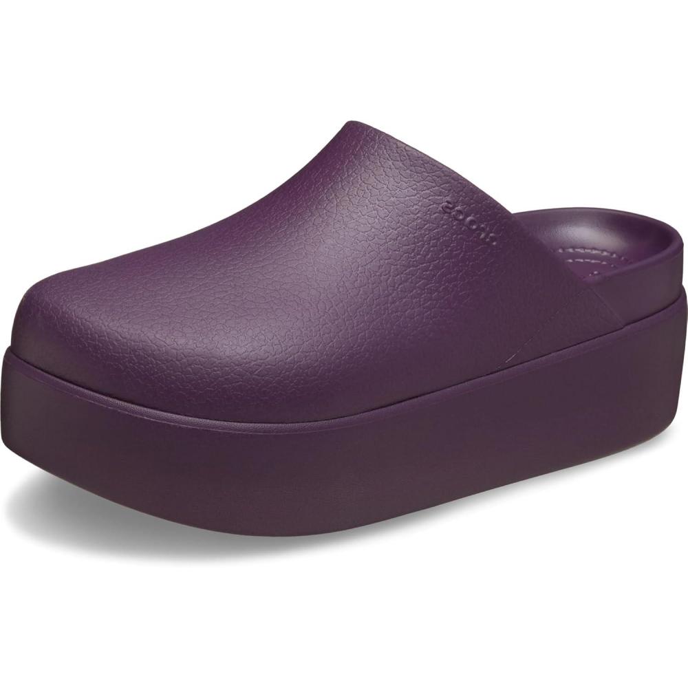 imageCrocs Womens Dylan Platform Clog Mule Platform Shoes for WomenPlush Plum