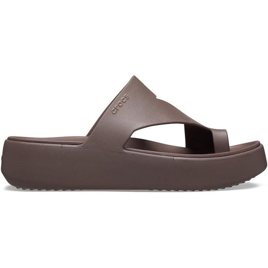 imageCrocs Womens Getaway Toe Loop Platform SandalsTruffle