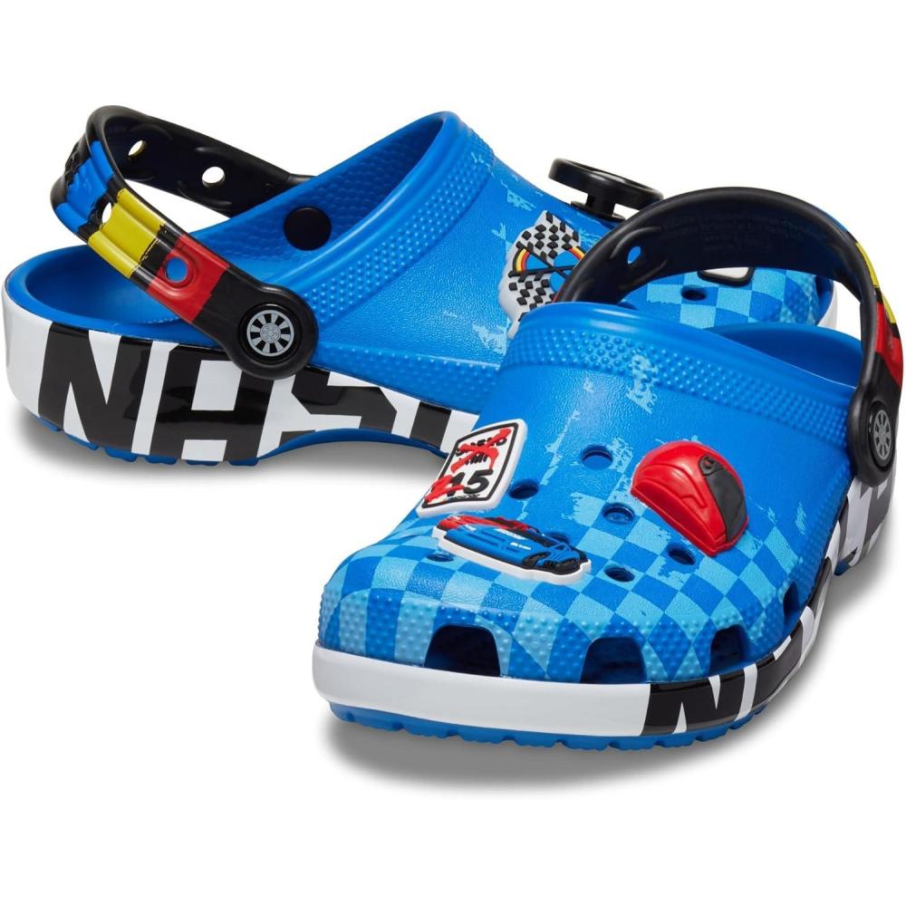 imageCrocs Womens Nascar Classic Clog Little Big Kid K BCbBright Cobalt