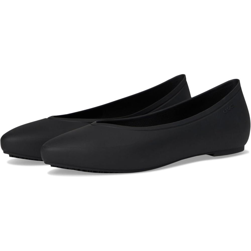 imageCrocs Womens On The Clock Work FlatsBlack