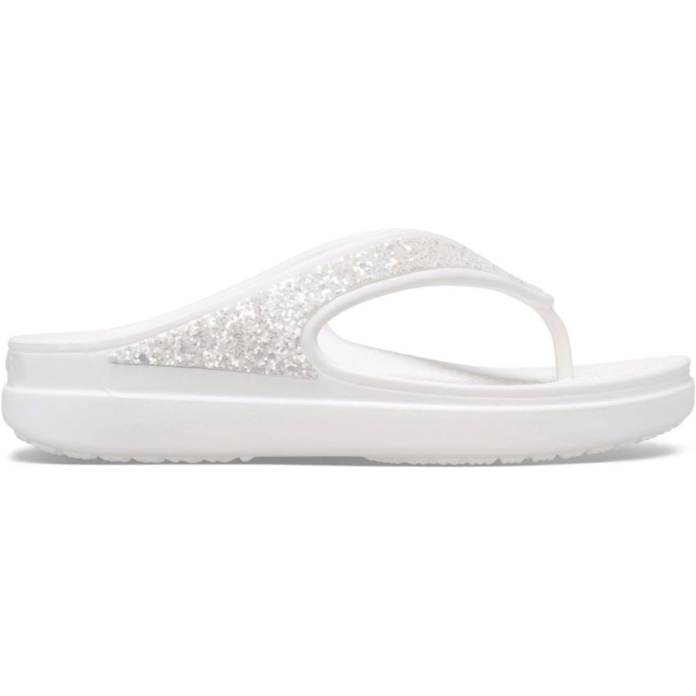 imageCrocs Womens Sloane Ombre Diamante FlipWhite Glitter