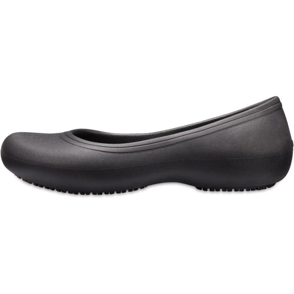 imageCrocs Womens at Work FlatBlackBlack