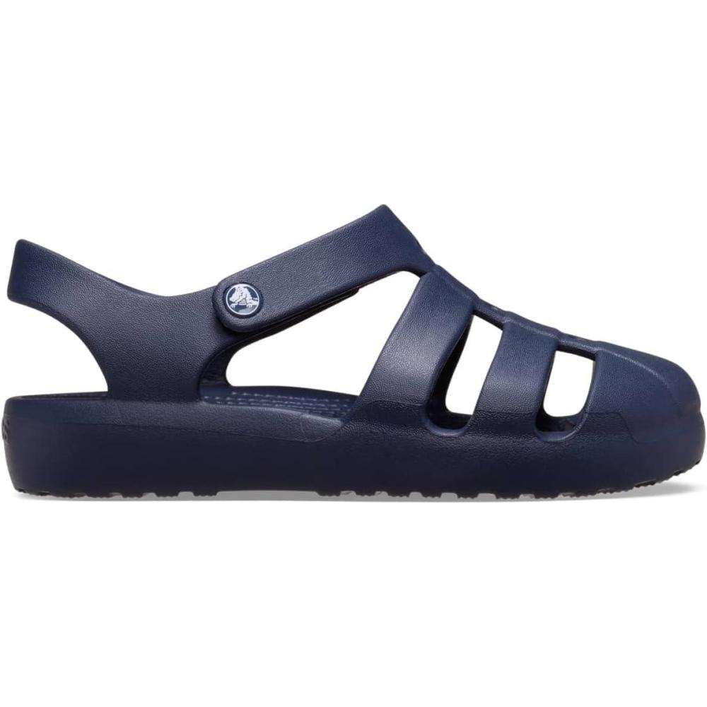 imageCrocs unisexchild Classic Fisherman Sandals ToddlerNavy