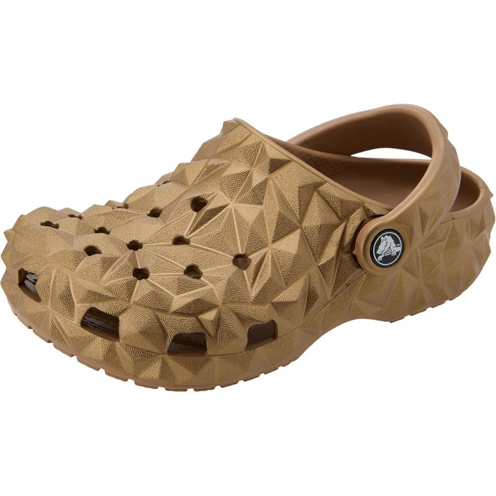 imageCrocs unisexchild Classic Geometric ClogBronze