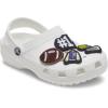 Crocs Jibbitz 5-Pack Sport Shoe Charms | Jibbitz(Varsity Patch)