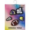 Crocs Jibbitz 5-Pack Sport Shoe Charms | Jibbitz(Varsity Patch)