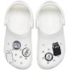Crocs Jibbitz Shoe Charms, NBA Basketball Teams Sports Collection Multi Packs(Brooklyn Nets)