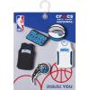 Crocs Jibbitz Shoe Charms, NBA Basketball Teams Sports Collection Multi Packs(Orlando Magic)
