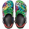 Crocs Kids’ Classic Glitter Clogs(Black/Multicolor)