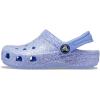 Crocs Kids’ Classic Glitter Clogs(Moon Jelly)