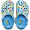 Crocs Kids Stitch Classic Clogs for Kids – Ethylene Vinyl Acetate – Round Toe Design – Pivot Heel Strap(Stitch/Floral)