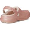 Crocs Kids Unisex Classic Lined Glitter Clogs (Little Kid/Big Kid) Quartz 1 Medium