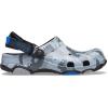 Crocs Unisex Adult All-Terrain Camo Clogs(Camo Black Grey)