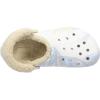 Crocs Unisex Adult Baya Lined Fuzz Strap Clogs(White/Multicolor)