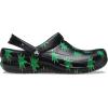 Crocs Unisex Adult Bistro Graphic Clogs(Black/Green Hemp)