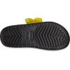 Crocs Unisex Adult Classic Cozzzy Towel Sandals, Fuzzy Slippers and Slides(Black/Acidity)