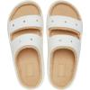Crocs Unisex Adult Classic Cozzzy Towel Sandals, Fuzzy Slippers and Slides(White/Shitake)