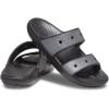 Crocs Unisex Adult Classic Two-strap Slide Sandals(Black/Glitter Rainbow)