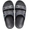 Crocs Unisex Adult Classic Two-strap Slide Sandals(Black/Glitter Rainbow)