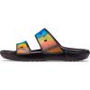Crocs Unisex Adult Classic Two-strap Slide Sandals(Black/Spray Dye)