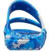 Crocs Unisex Adult Classic Two-strap Slide Sandals(Blue Bolt/Multi)